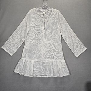 Calvin Klein Bathing Suit Cover Up  Boho Dress Summer Beach Bikini Sundress  XS
